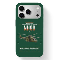 Thumbnail for NHIndustries NH90 TTH design on dark green magsafe iphone case, for iPhone 17 Pro