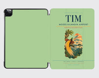 Thumbnail for Mozes Kilangin Airport (TIM) design on light green ipad tablet case