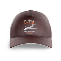 Thumbnail for E-11A BACN design on brown printed hat