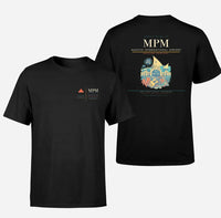 Thumbnail for Maputo International Airport (MPM) design printed on black double-side t-shirt