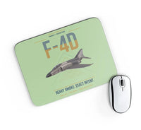 Thumbnail for F-4D Phantom II design on light green rectangle mouse pad