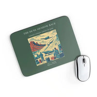 Thumbnail for VINTAGE G4334 - The Dune Shadow Race - Designed Mouse Pads design on darkgreen rectangle