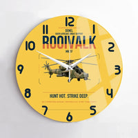Thumbnail for Denel Rooivalk Mk 1F design on yellow no frame wall clock