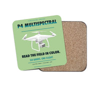 Thumbnail for DJI P4 Multispectral design on light green 1 piece coaster