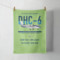 Thumbnail for DHC-6 Twin Otter Classic 300-G design on light green towel