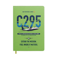 Thumbnail for Airbus C295 Air-to-Air Refuelling design on light green notebook
