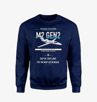 Thumbnail for Cessna Citation M2 Gen2 design on navy blue sweatshirt