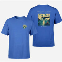 Thumbnail for VINTAGE G4441 - The Moonpath Takeoff - Double-Side T-Shirt design on blue double side t shirt