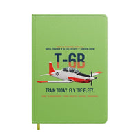 Thumbnail for T-6B Texan II Naval Aviator Training design on light green notebook
