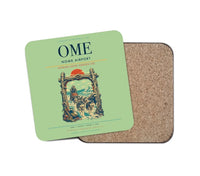 Thumbnail for Nome Airport (OME) design on light green 1 piece coaster