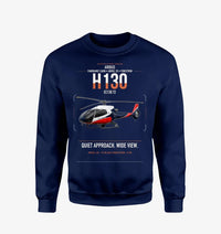 Thumbnail for Airbus H130 design on navy blue sweatshirt