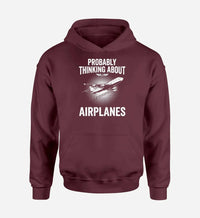 Thumbnail for Probably Thinking About Airplanes - Dark Red