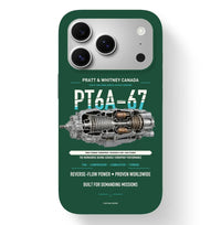 Thumbnail for PT6A-67 Case design on dark green iphone case