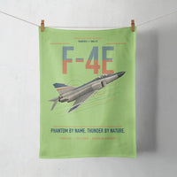 Thumbnail for F-4E Phantom II design on light green towel