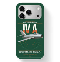 Thumbnail for Dassault Mystère IV A design on dark green magsafe iphone case, for iPhone 17 Pro