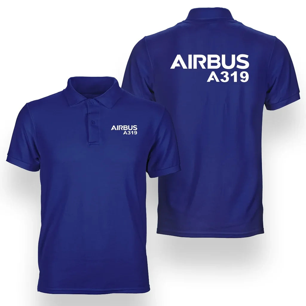 Customisable Airbus A319 Polo Shirt - view 4