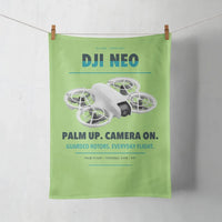 Thumbnail for DJI Neo design on light green towel