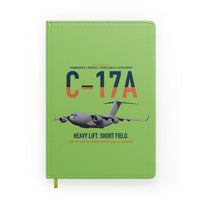 Thumbnail for C-17A Globemaster III design on light green notebook