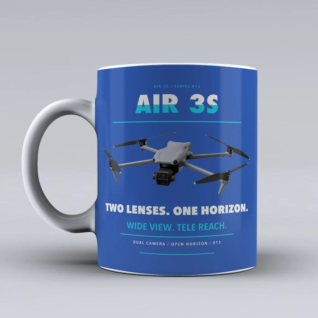 Air 3S Mug design on blue dji