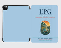 Thumbnail for Sultan Hasanuddin Airport (UPG) design on light blue ipad tablet case