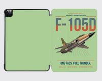Thumbnail for F-105D Thunderchief design on light green ipad tablet case