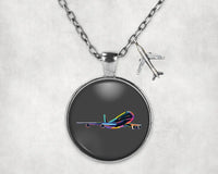 Thumbnail for Multicolor Airplane Necklace - view 4