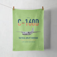 Thumbnail for Transall C-160D design on light green towel