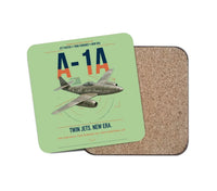 Thumbnail for Messerschmitt Me 262A-1a design on light green 1 piece coaster