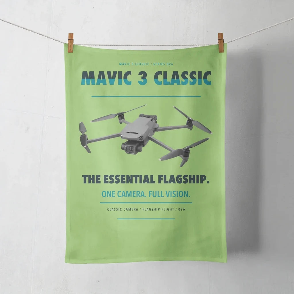 DJI Mavic 3 Classic design on light green towel