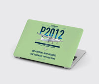 Thumbnail for Tecnam P2012 Traveller design on light green MacBook case