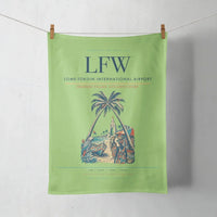 Thumbnail for Lome-Tokoin International Airport (LFW) design on light green towel