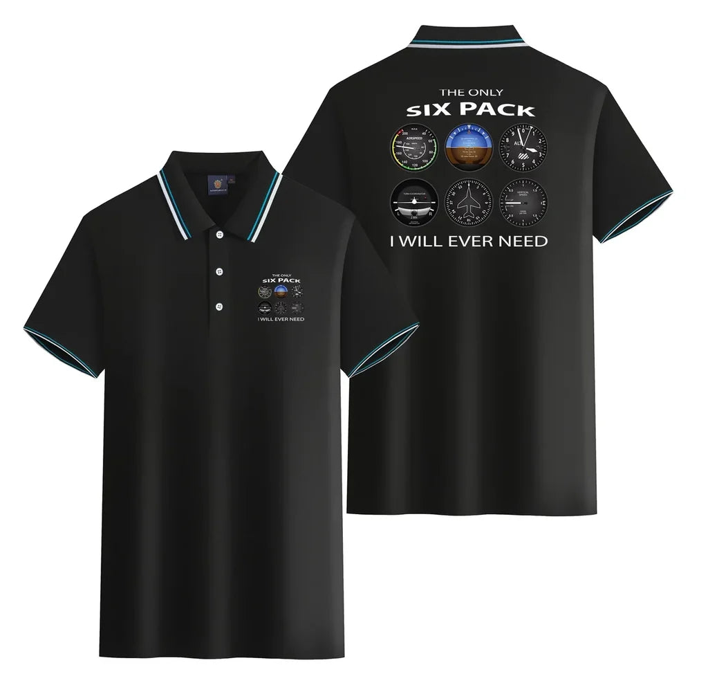Customisable Only Six Pack I Will Polo Shirt - view 4