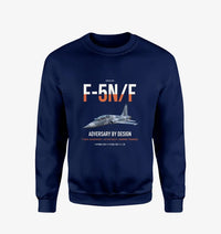 Thumbnail for F-5N F Adversary design on navy blue sweatshirt