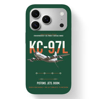 Thumbnail for KC-97L STRATOFREIGHTER design on dark green magsafe iphone case, for iPhone 17 Pro