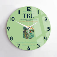 Thumbnail for Fuaʻamotu International Airport (TBU) design on light green no frame wall clock