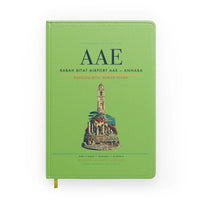 Thumbnail for Rabah Bitat Airport (AAE) design on light green notebook