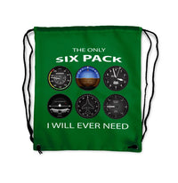 Thumbnail for Only Six Pack I Will Drawstring Bag - view 4