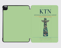Thumbnail for Ketchikan International Airport (KTN) design on light green ipad tablet case