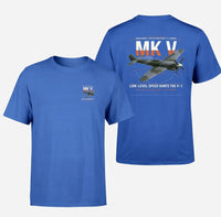 Thumbnail for Hawker Tempest Mk V design on blue t-shirt, double-side print