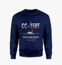 Thumbnail for Airbus CC-150T Polaris design on navy blue sweatshirt