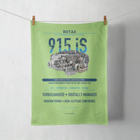 Thumbnail for 915 iS design on light green towel