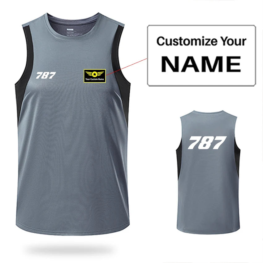 Customisable Boeing 787 Tank Top - view 4