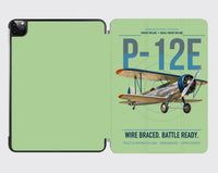 Thumbnail for Boeing P-12E design on light green ipad tablet case