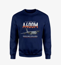 Thumbnail for Airbus A400M Atlas design on navy blue sweatshirt