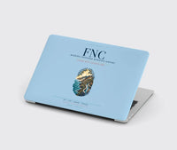 Thumbnail for Madeira Cristiano Ronaldo Airport (FNC) design on light blue MacBook case