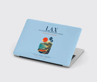Thumbnail for Los Angeles International Airport (LAX) design on light blue MacBook case
