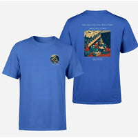 Thumbnail for VINTAGE G4533 - The Shelter Under The Stairs - Double-Side T-Shirt design on blue double side t shirt