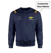 Thumbnail for Customisable Pilot Epaulettes 3D Sweatshirt - view 4