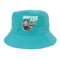 Thumbnail for Boeing 737+Text & CFM LEAP-1 Engine summer hat - green