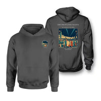 Thumbnail for VINTAGE G4080 - The Propliner Nights - Double-Side Hoodie design on darkgray double side